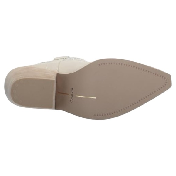 NWOB $220 Dolce Vita Embroidered Western Boots Ivory 8.5 - Picture 9 of 11